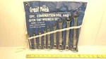 Great Neck 9 Pc Sae Combination Wrench Set 51002. Fixed Price $29.50.