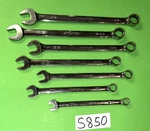 Snap-on Tools Piece Sae. Combination Wrench Set 3/8 3/4 OEX707B. Fixed Price $230.00.
