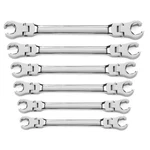 Gearwrench 81911D 6 Pc. Flex Head Flare Nut Metric Set. Fixed Price $86.78.