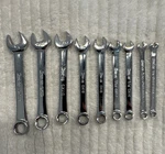 Snap-on Midget Combination Wrench Set 9PC Sae Usa Stubby 1/8"-3/8" OXI4-OXI12. Fixed Price $180.00.