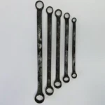 5 Vintage Wards Master Quality Sae Offset Box End Wrench Made Usa. Fixed Price $32.99.