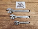 Craftsman 6", 8 & 10 Adjustable Wrench Set Forged In Usa 44603, 44604, 44602. Fixed Price $49.99.