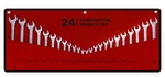 Best Value 24-PIECE Master Combination Wrench Set With Roll-up Storage Pouch Sae. Fixed Price $39.93.