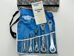 Nos Armstrong Tools Usa 27-608 5PC Sae 1/4"-7/8 Ratcheting Box End Wrench Set. Fixed Price $229.99.