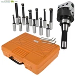 Wflnhb 12PCS Set Boring Head R8 Shank 3/4 Carbide Bar For Bridgepor. Fixed Price $169.98.