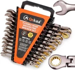 New 12-PIECE Metric Ratcheting Flex Head Combination Wrench Tool. Fixed Price $55.95.