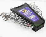 12 Pc Mm Ratcheting End Combination Geared Wrench Tool Set. Fixed Price $26.99.