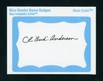 C. E. Anderson American Fighter Pilot ACE-16.25 Signed 2.4X3.4 Bookplate E25761. Fixed Price $8.49.