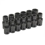 Grey Pneumatic 1313UM 1/2" Drive Pc. Standard Length Metric Univ. Set. Fixed Price $229.79.