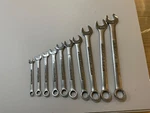 Nos Craftsman 10 Piece Sae Combination Wrench Set - 4496 3/8 To Usa Made. Fixed Price $120.00.