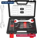 Bilitools Super-thin Wrench Set, 9 Piece Sae Open End Including 1/4,. Fixed Price $41.58.