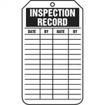 Accuform TRS307CTP Inspection Tag, Record, 5-3/4X3-1/4 In, Cardstock,. Fixed Price $16.89.