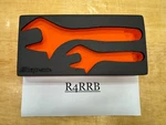 Snap-on Tools Orange Foam Organizer For 6" & 10" Wide Mouth Adjustable Wrenches. Fixed Price $99.95.