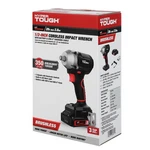 Hyper Tough 20V Brushless 1/2-INCH Impact Wrench, Battery & Charging Cable. Fixed Price $73.00.