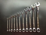 Pittsburg 11PC Long Range Combo Wrench Set 1/4" - 7/8". Fixed Price $24.89.