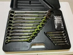 Vintage Craftsman Tools Usa 26 Piece Sae Combination Wrench Set With Case 44127. Fixed Price $170.00.