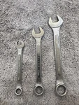 Fuller 3 Piece Combination Wrench Set, 7MM, 10MM, 12MM. Fixed Price $14.00.