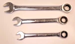 Mastergrip Metric Ratcheting Combination WRENCH-12PT 3 Piece Set 14, 15 And 18MM. Fixed Price $17.50.