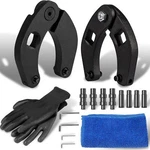 Gland Nut Wrench Set Of 2 Hydraulic Cylinder Spanner Adjustable W/ Gloves. Fixed Price $57.50.