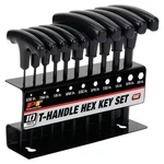 Performance Tool W80274 Soft Grip Dual Drive Sae Hex T-handle Set (10 Piece). Fixed Price $27.73.