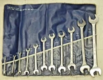 Bonney 5120-01-1148 11PC Double Open End Metric Wrench Complete Set Usa Made. Fixed Price $199.99.