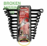 Husky Universal Metric Combination Wrench (10-PIECE) Missing. Fixed Price $18.95.