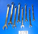 Snap-on Tools 8 Piece Metric Combination 12 Point Wrench Set. Fixed Price $200.00.