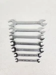 Heyco Metric Open Ended Spanner 7 Pcs Wrench Set Germany 350 Chrome Vanadium. Fixed Price $59.99.