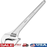 Adjustable Wrench Heavy Duty Tool Large Jaw Capacity Non-slip Grip Cr-v Steel. Fixed Price $75.89.