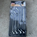 Sears Craftsman Professional 5PC Deep Offset Wrench 44349 Sae Full Polish. Fixed Price $215.00.