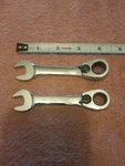 Blue Point Snap On Tools 11 And 12 Mm Ratchet Reversible Wrenches Stubby. Fixed Price $39.99.