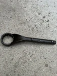 Williams 2-3/8" Offset Box End Tubular Handle 12 Point Cast Iron Wrench. Fixed Price $80.00.