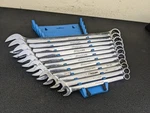 #BO451 Snap-on Tools 11PC Sae Combination 12 Point Wrench Set OEX711A. Fixed Price $299.95.