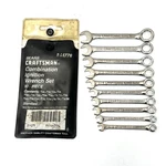 Craftsman 10-PIECE Sae Combination Ignition Wrench Set # 9 44776 Made Usa. Fixed Price $19.95.