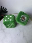 Netflix Stranger Things Drive Into Hawkins High School Green Jumbo Dice Hang Set. Fixed Price $25.00.