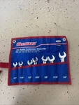 7PC Westward 1EYD5 Sae Stubby Ratcheting Combination Wrench Set 3/8 - 3/4 New. Fixed Price $40.00.