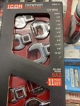 Icon 3/8 In. Drive Sae Professional Crowfoot Wrench Set, 11-PIECE. Fixed Price $49.99.