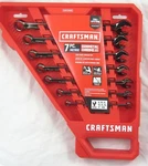 Craftsman Long Panel Combination Wrench Set Gunmetal (7-PC) Metric CMMT12063. Fixed Price $27.99.