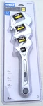 Kobalt 3 Piece Chrome Adjustable Wrench Set 6 8 10 Inch Extra Wide Jaw. Fixed Price $40.00.