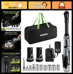 12V Power Ratchet Wrench Kit, 40 Ft-lbs Torque, 10-PIECE Socket Set, Fast Charge. Fixed Price $144.89.