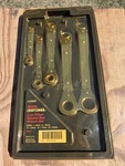 Nos Vintage Sears Craftsman 5PC Offset Ratchet Box Wrench 43669 Usa. Fixed Price $119.99.