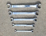 Snap On Rxf 5PC Sae - Chrome Double End Flare Nut Wrench Set. Fixed Price $125.00.