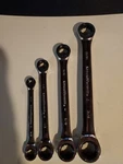 Ratchet Wrench, Double Box, Sae By Gear 4PIECES, 8 Sizes. Fixed Price $60.00.