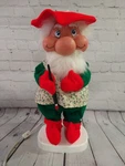 Vintage Santa's Best Santakins Animated Christmas Painting Stubby 20". Fixed Price $39.99.