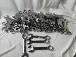 Snap-on Tools Usa 1-3/16" Sae Short Chrome 12PT Combo Wrench OEX380B Per Order. Fixed Price $75.83.