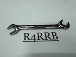 Snap-on Tools Usa New 1/2" Sae 4 Way Open End Angle Head Chrome Wrench VS16B. Fixed Price $49.95.