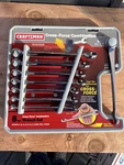 Sears Craftsman Usa Nos 8PC Crossforce Combination Wrench Set 46521. Fixed Price $319.99.