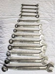 Craftsman 13 Piece 12 Point Sae Combination Fixed Open Wrench Set 3/4 To 7/32. Fixed Price $97.00.