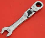 Nos Craftsman Usa 8MM 42491 Locking Flex Head Ratcheting Stubby Wrench. Fixed Price $54.83.