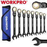 Workpro 8PC Ratcheting Combination Wrench Set Flex-head Metric 8-17MM. Fixed Price $45.99.
